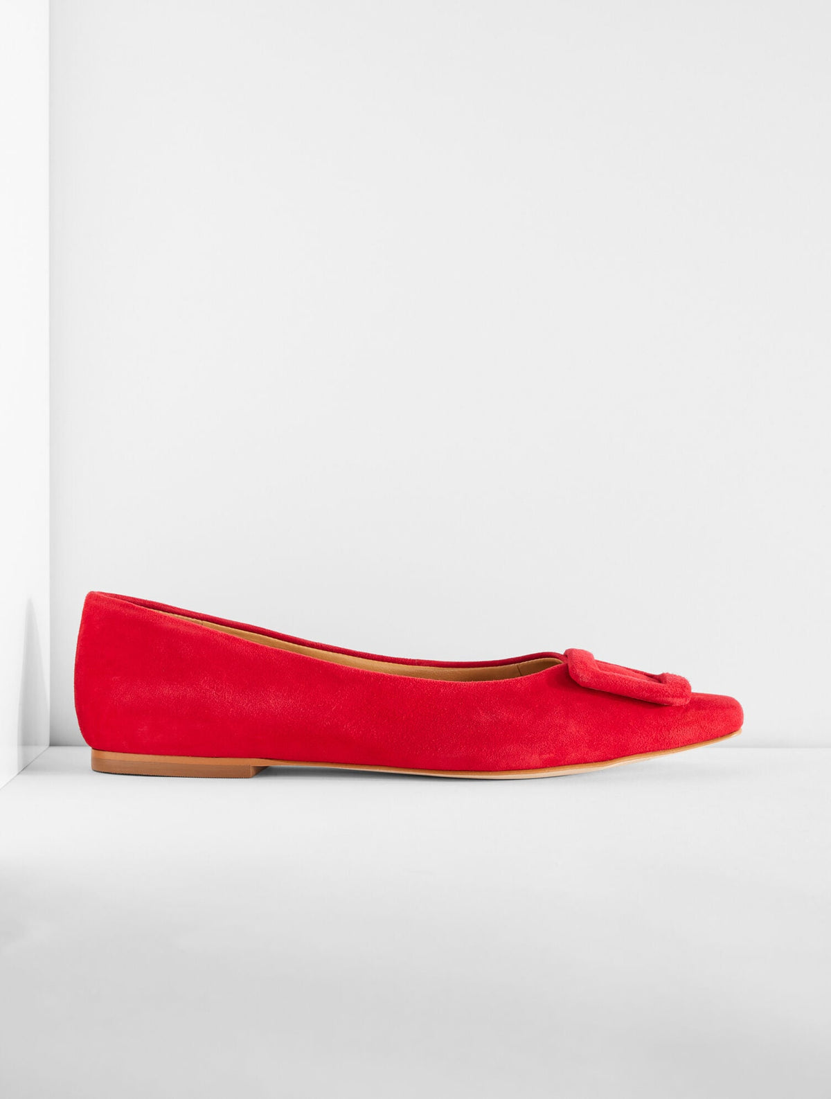 WHITLEY BUCKLE SUEDE FLATS | Talbots