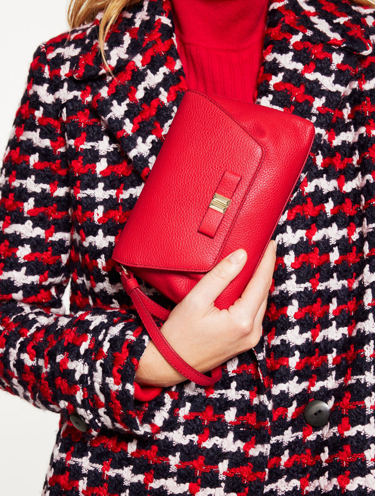 PEBBLE LEATHER WRISTLET | Talbots