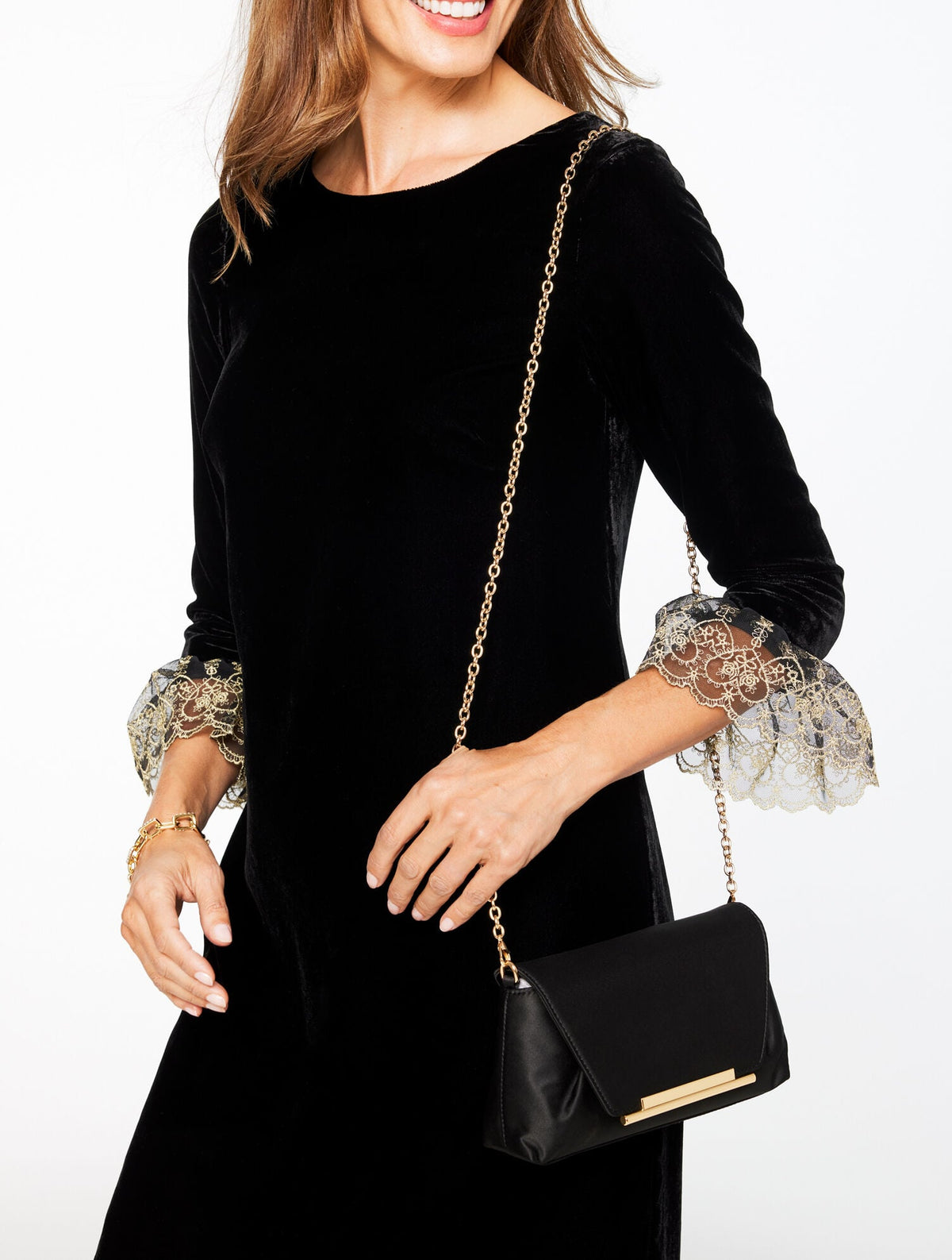 SATIN CROSSBODY BAG | Talbots