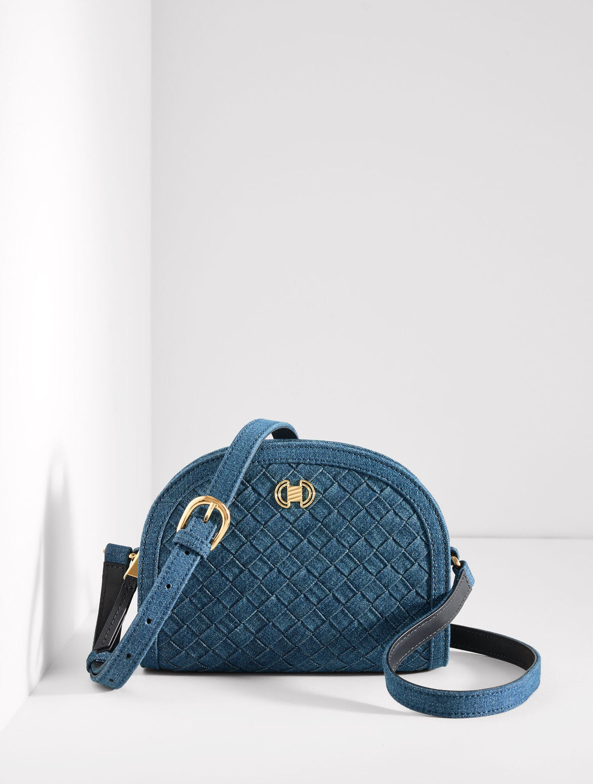RORY WOVEN DENIM CROSSBODY BAG | Talbots