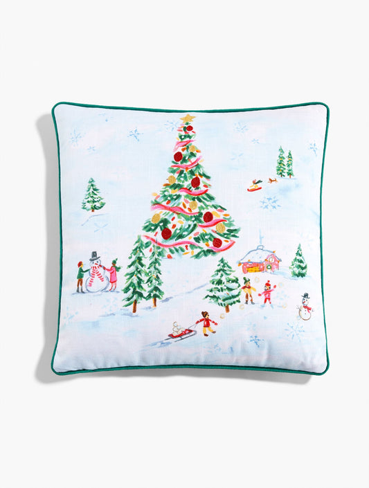 WINTER VILLAGE PILLOW | Talbots