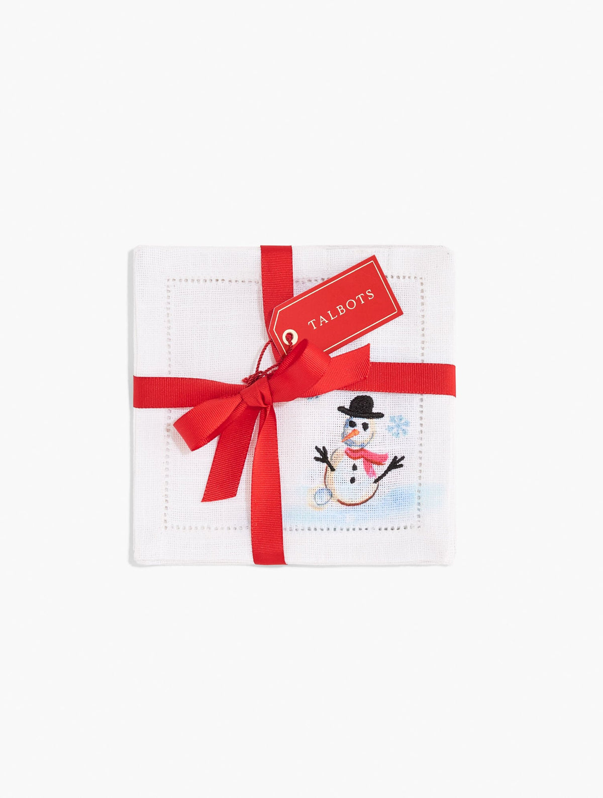 WINTER VILLAGE COCKTAIL NAPKIN SET OF 4 | Talbots