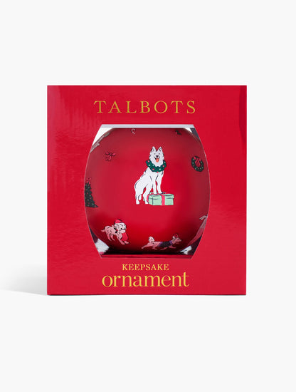 CHRISTMAS DOG ORNAMENT | Talbots