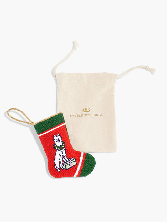 BAUBLE STOCKINGS® FOR TALBOTS DOG | Talbots