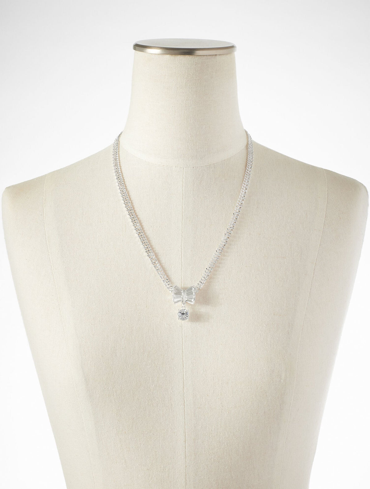 EMBELLISHED PENDANT NECKLACE | Talbots