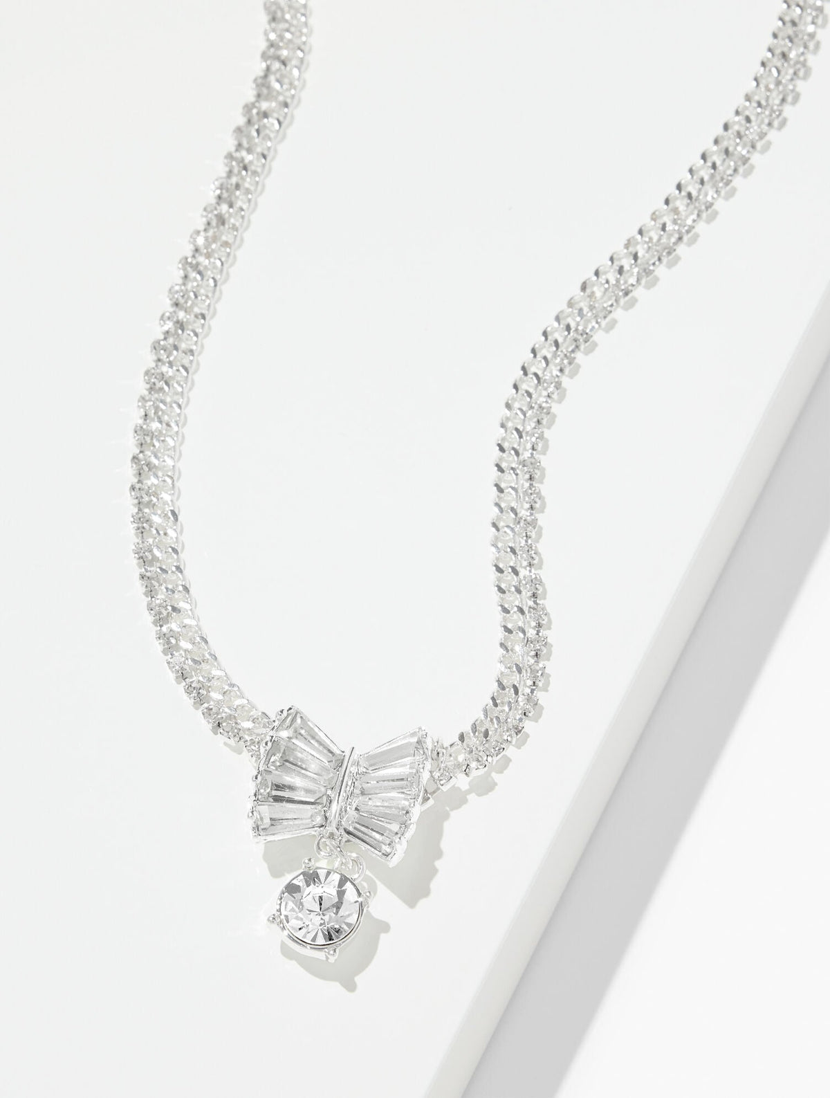 EMBELLISHED PENDANT NECKLACE | Talbots