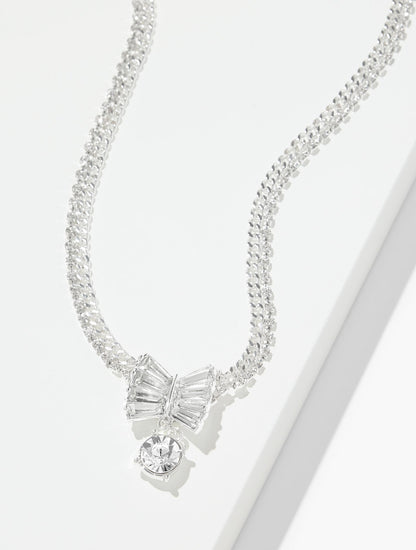 EMBELLISHED PENDANT NECKLACE | Talbots