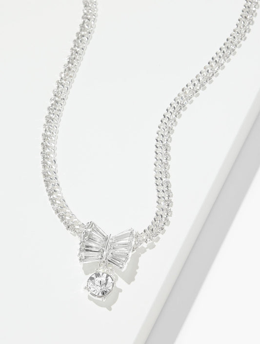 EMBELLISHED PENDANT NECKLACE | Talbots
