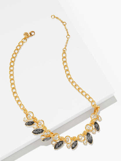 CHAIN & STONE STATEMENT NECKLACE | Talbots