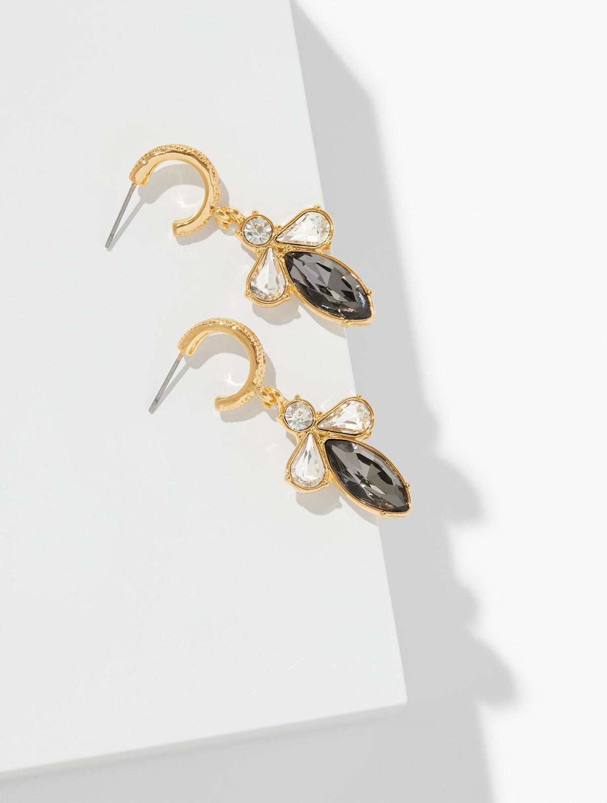 CHAIN & STONE STATEMENT EARRINGS | Talbots