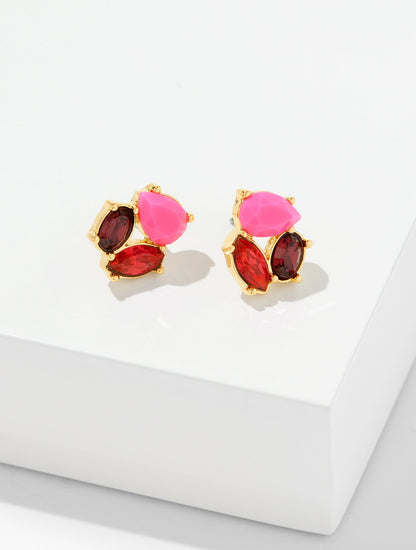 ECLECTIC CRYSTAL STUD EARRINGS | Talbots