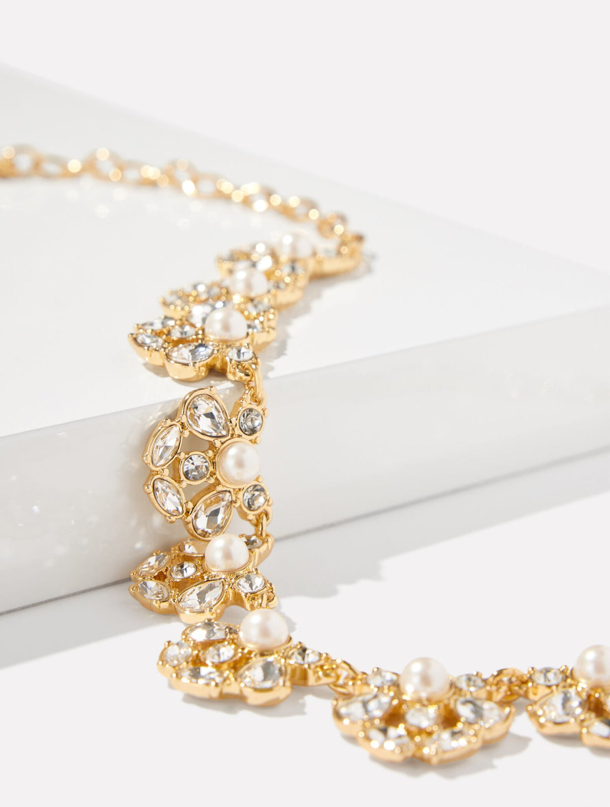 EMBELLISHED PEARL NECKLACE | Talbots