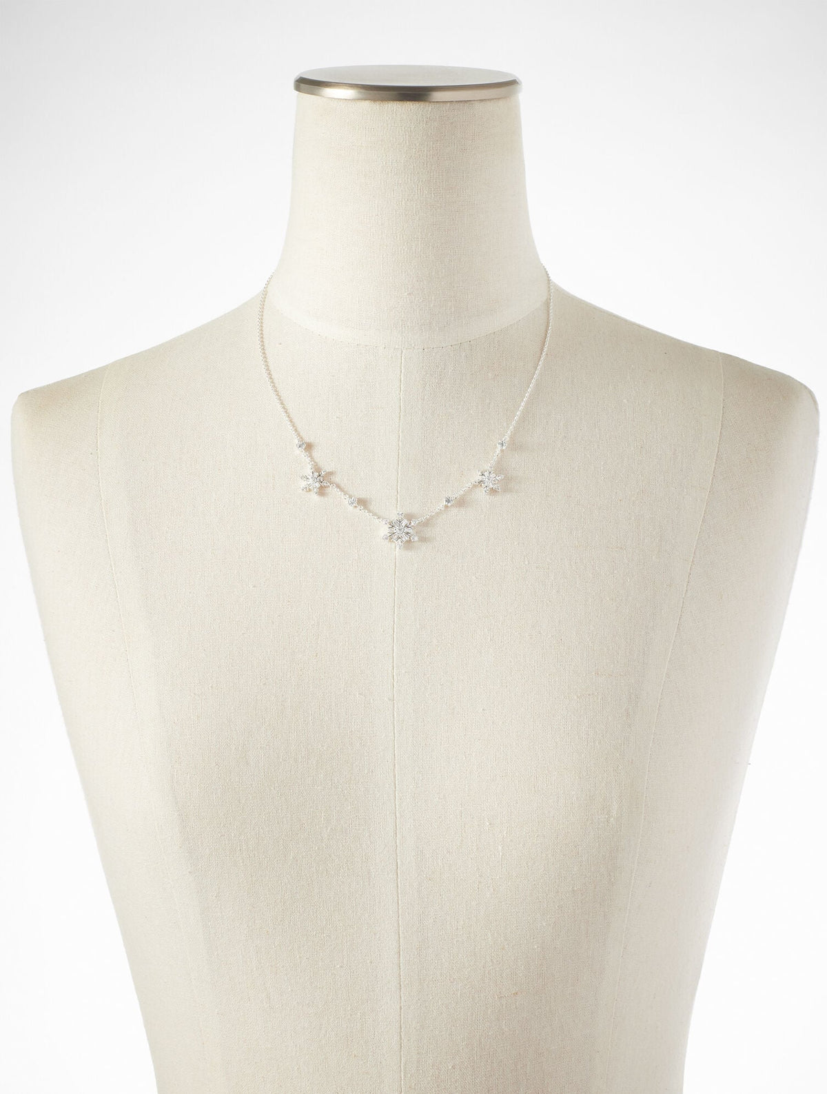 STERLING SILVER FLURRY NECKLACE | Talbots