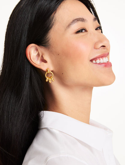TRI LINKS DROP EARRINGS | Talbots