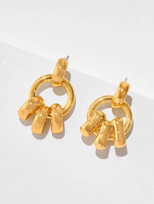TRI LINKS DROP EARRINGS | Talbots