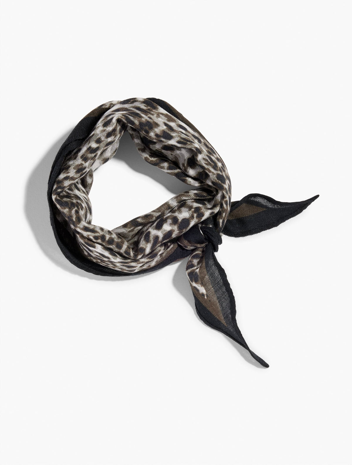 SWIRLY ANIMAL DIAMOND SCARF | Talbots