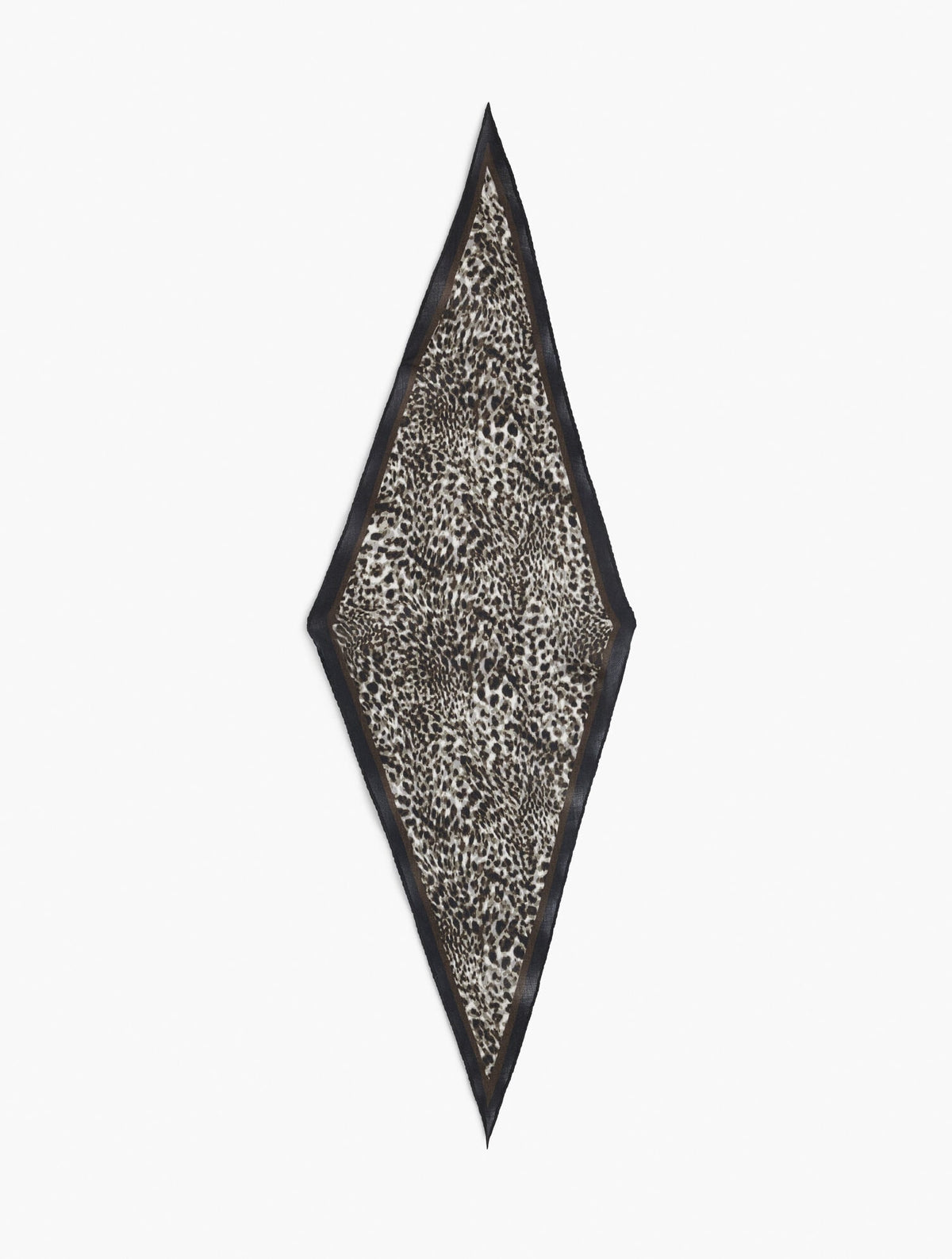 SWIRLY ANIMAL DIAMOND SCARF | Talbots