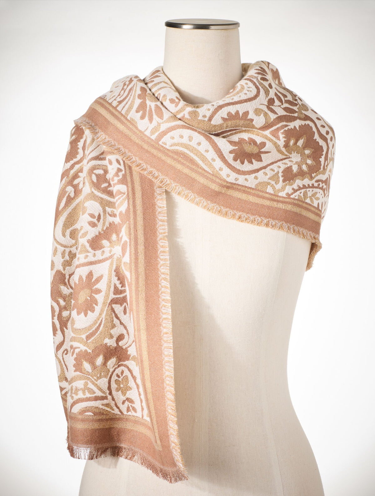 PRANCING PAISLEY OBLONG SCARF | Talbots