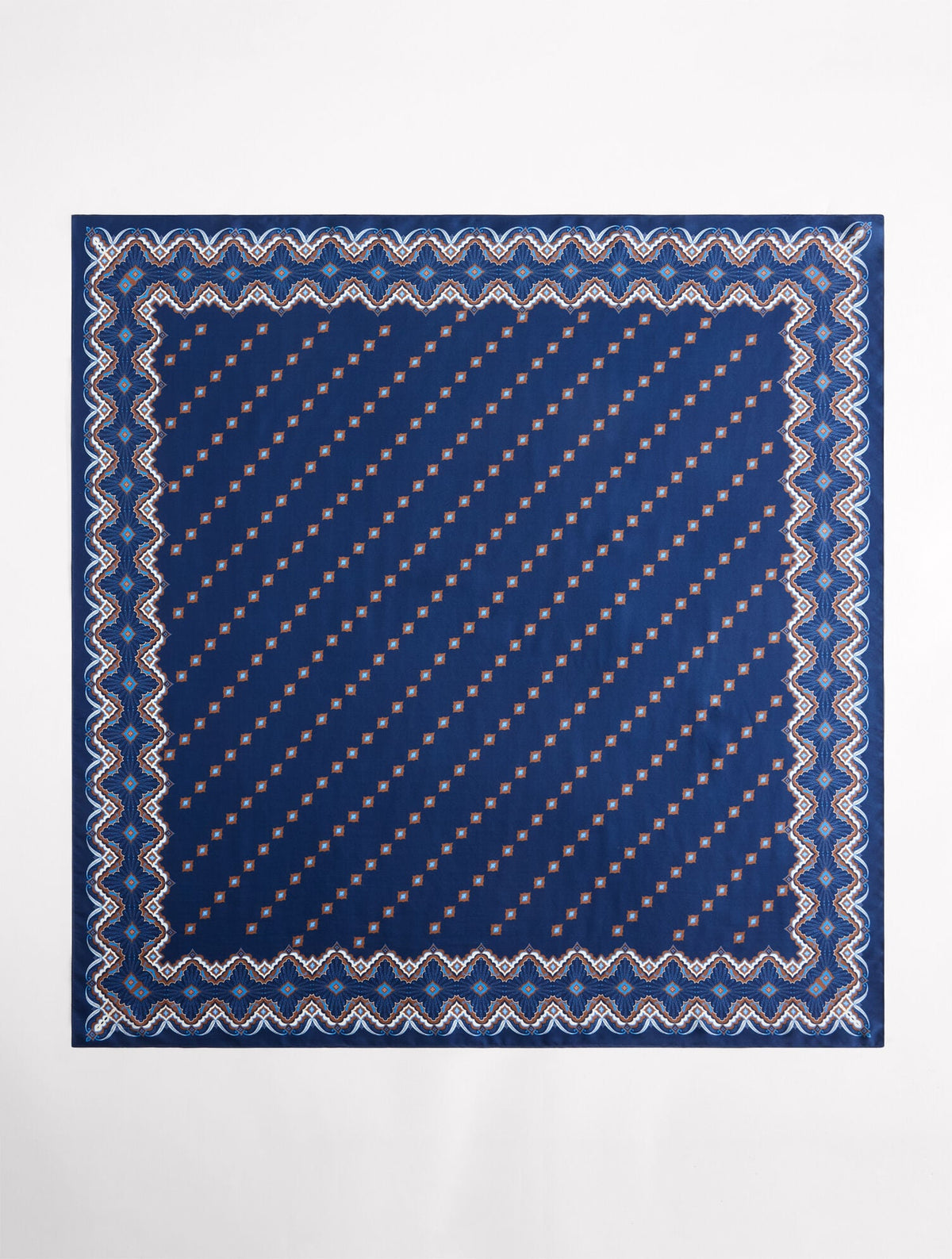 MEDALLION SILK SQUARE SCARF | Talbots