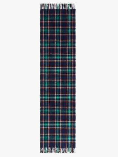 CASHMERE WATERWEAVE SCARF - MIDNIGHT PLAID | Talbots