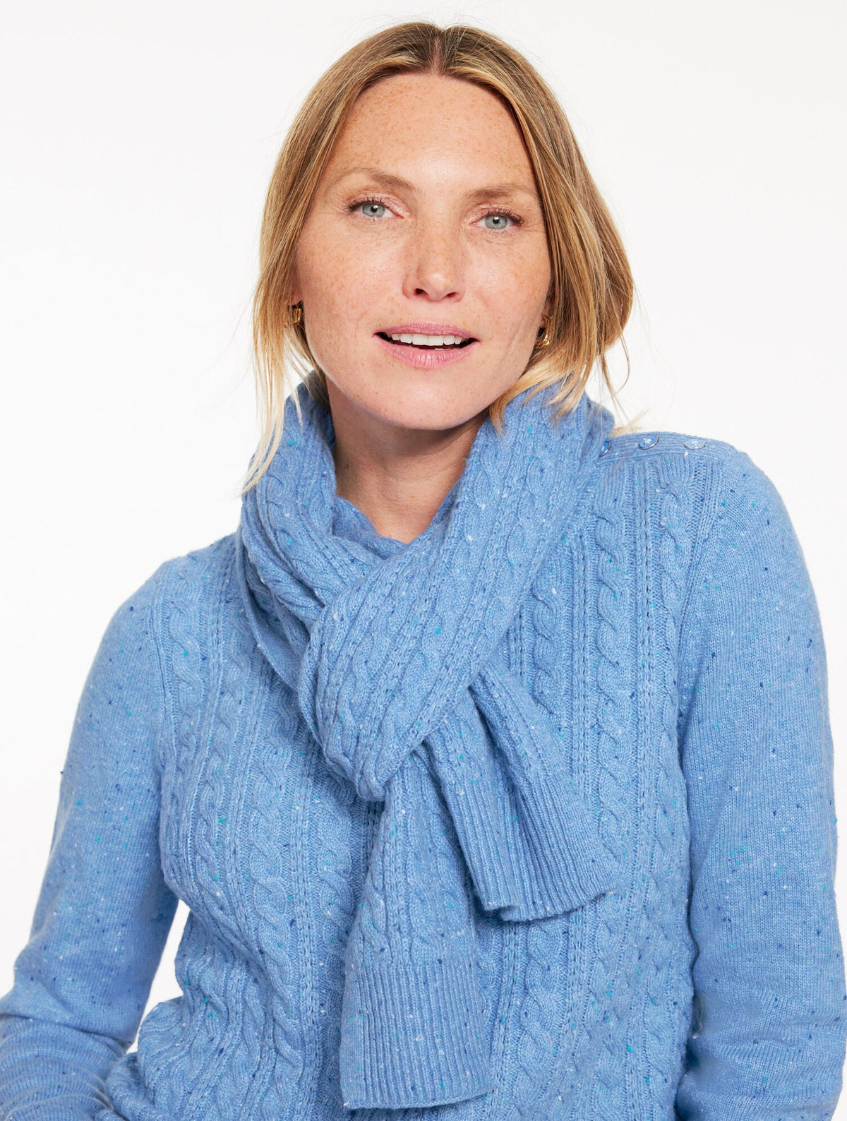 TWEED KNIT SCARF | Talbots