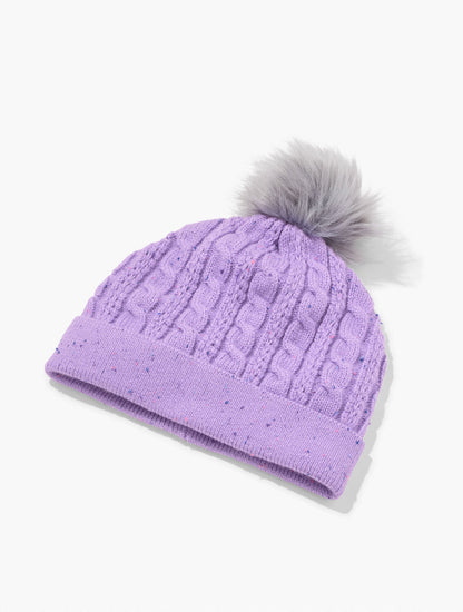 TWEED KNIT BEANIE | Talbots