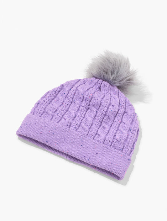 TWEED KNIT BEANIE | Talbots