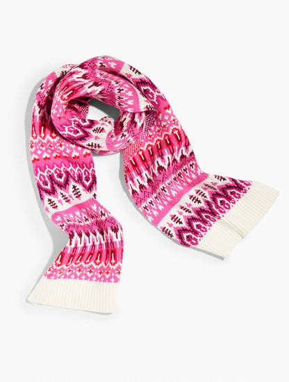MODERN FAIR ISLE SCARF | Talbots