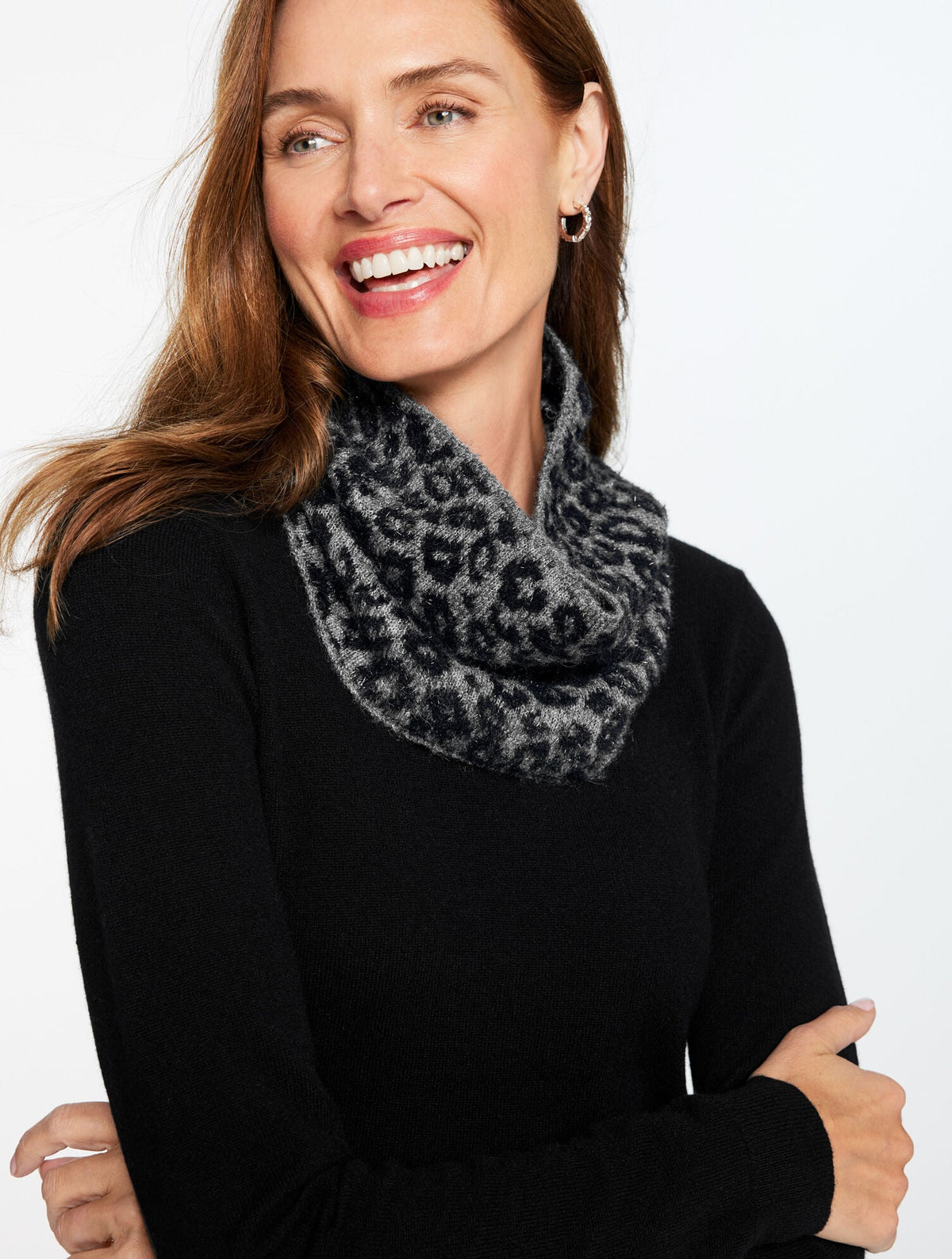 SNOW LEOPARD SNOOD | Talbots