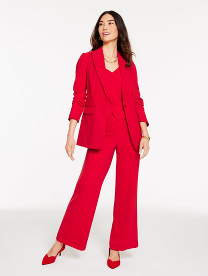 POLISHED CREPE BLAZER | Talbots