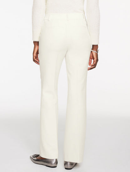 FLARE LEG TAILORED STRETCH PANTS | Talbots