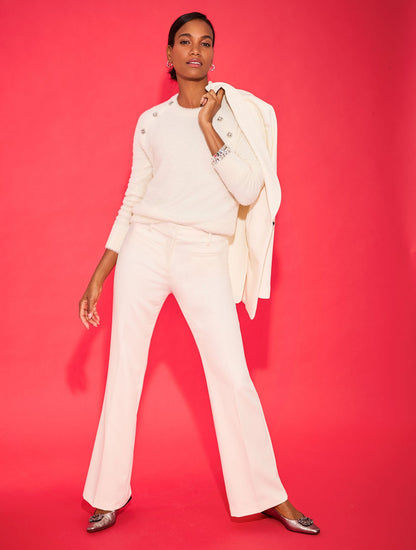PLUSH CREWNECK SWEATER | Talbots