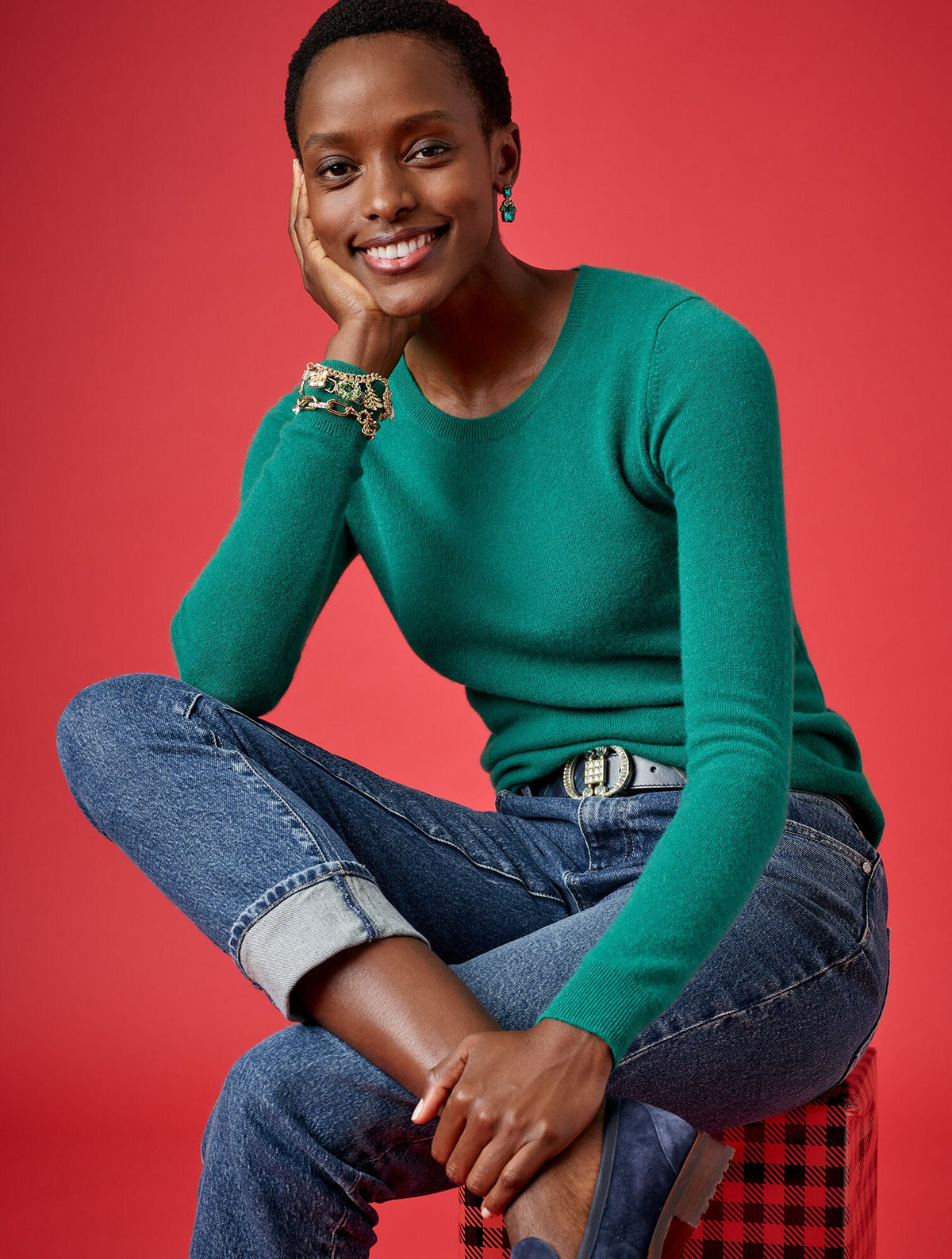 CASHMERE CREWNECK SWEATER | Talbots
