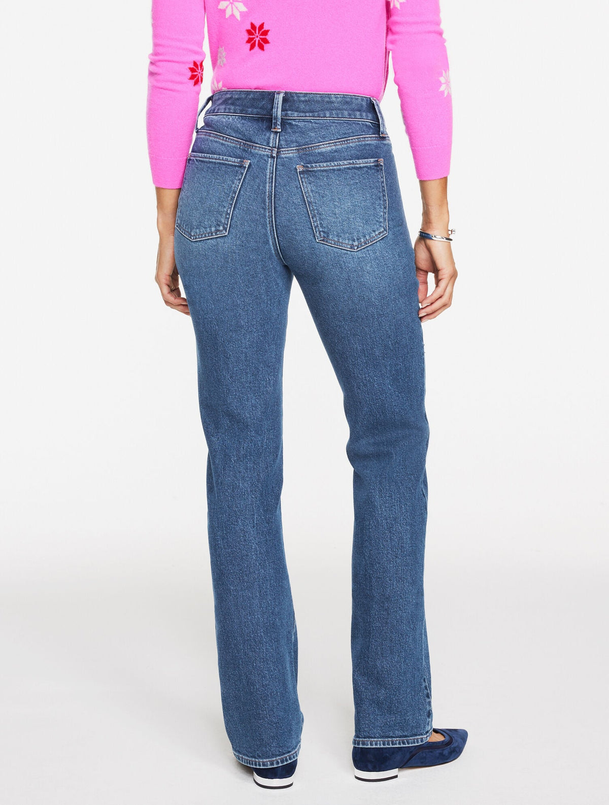 BARELY BOOT RHINESTONE JEANS - VIVIENNE WASH | Talbots