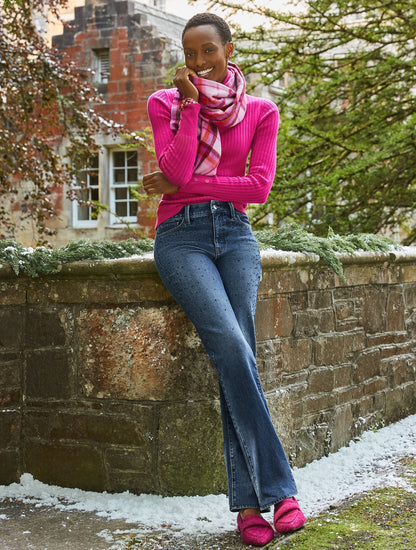 BARELY BOOT RHINESTONE JEANS - VIVIENNE WASH | Talbots