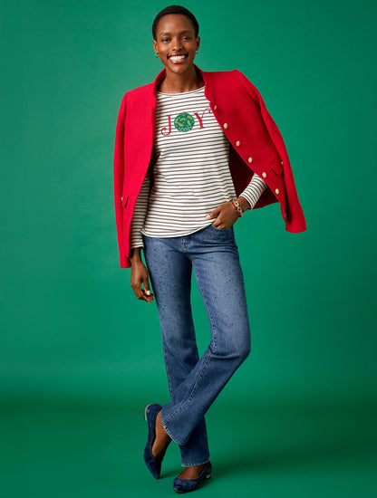BARELY BOOT RHINESTONE JEANS - VIVIENNE WASH | Talbots