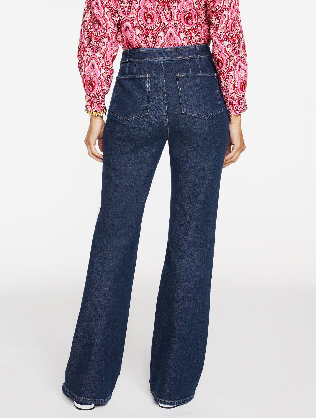 FLARE LEG HIGH WAIST JEANS - GIANNA WASH | Talbots