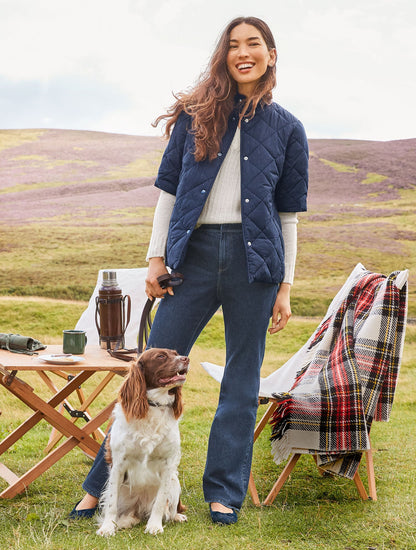 FLARE LEG HIGH WAIST JEANS - GIANNA WASH | Talbots