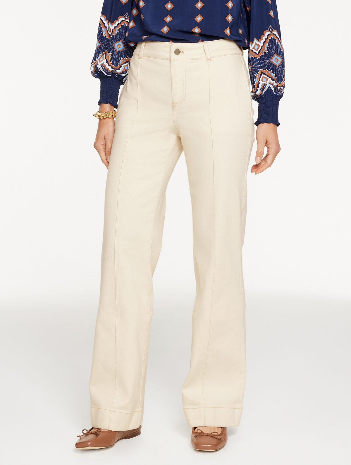 CLASSIC JEAN TROUSERS - PINTUCK | Talbots