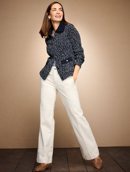 CLASSIC JEAN TROUSERS - PINTUCK | Talbots