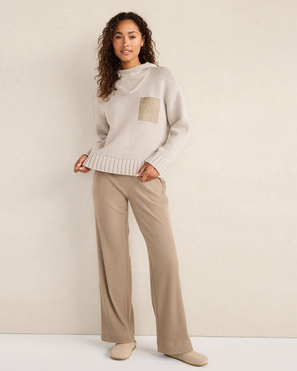 COTTON BLEND POCKET HOODIE | Talbots