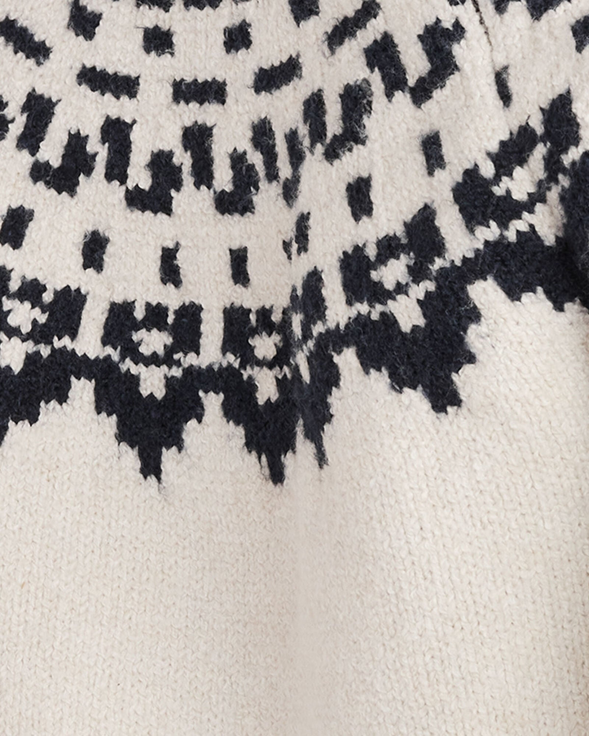 ORGANIC COTTON BLEND JUNEAU FAIR ISLE CREWNECK SWEATER | Talbots