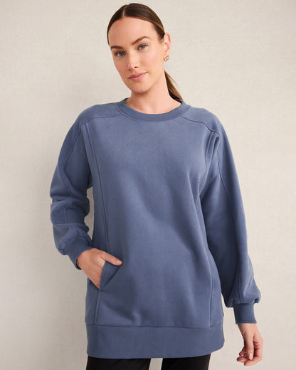 CLOUD FLEECE CREWNECK SWEATSHIRT | Talbots
