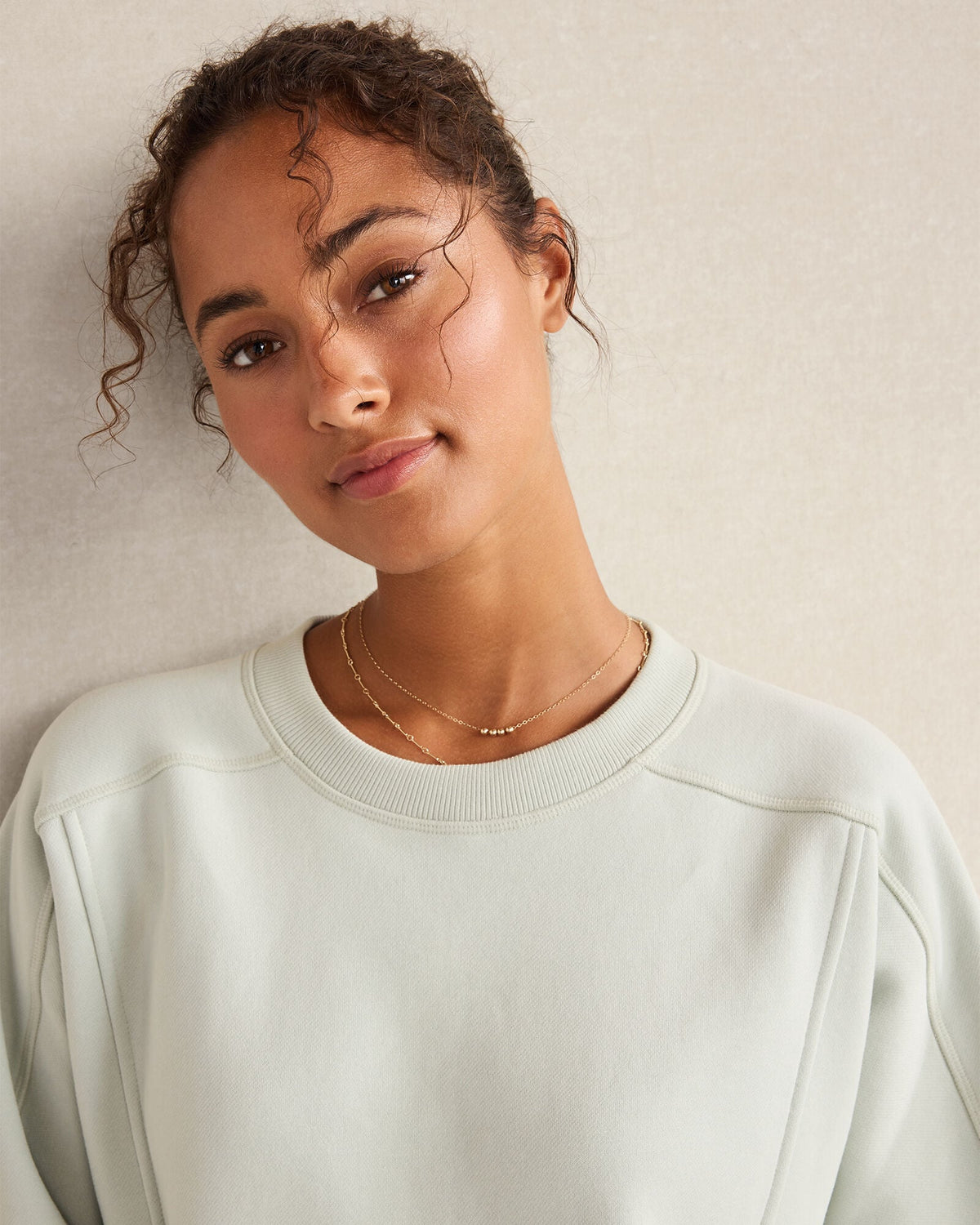 CLOUD FLEECE CREWNECK SWEATSHIRT | Talbots