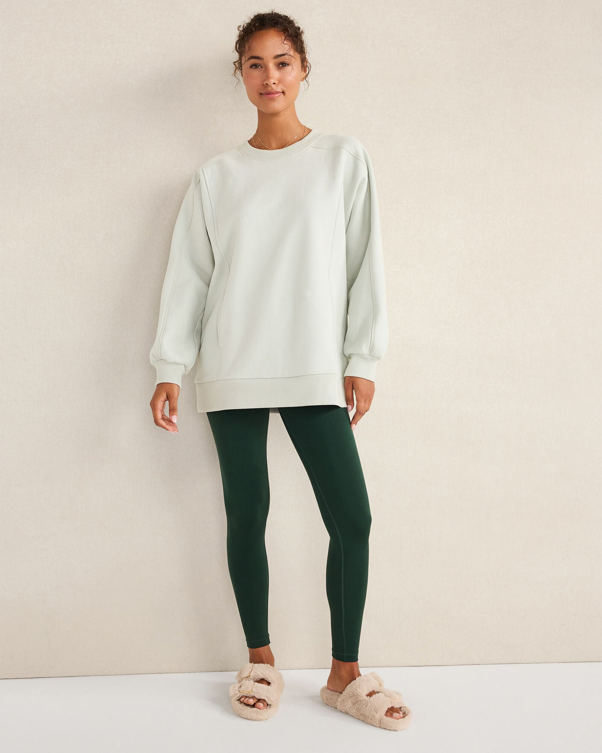 CLOUD FLEECE CREWNECK SWEATSHIRT | Talbots