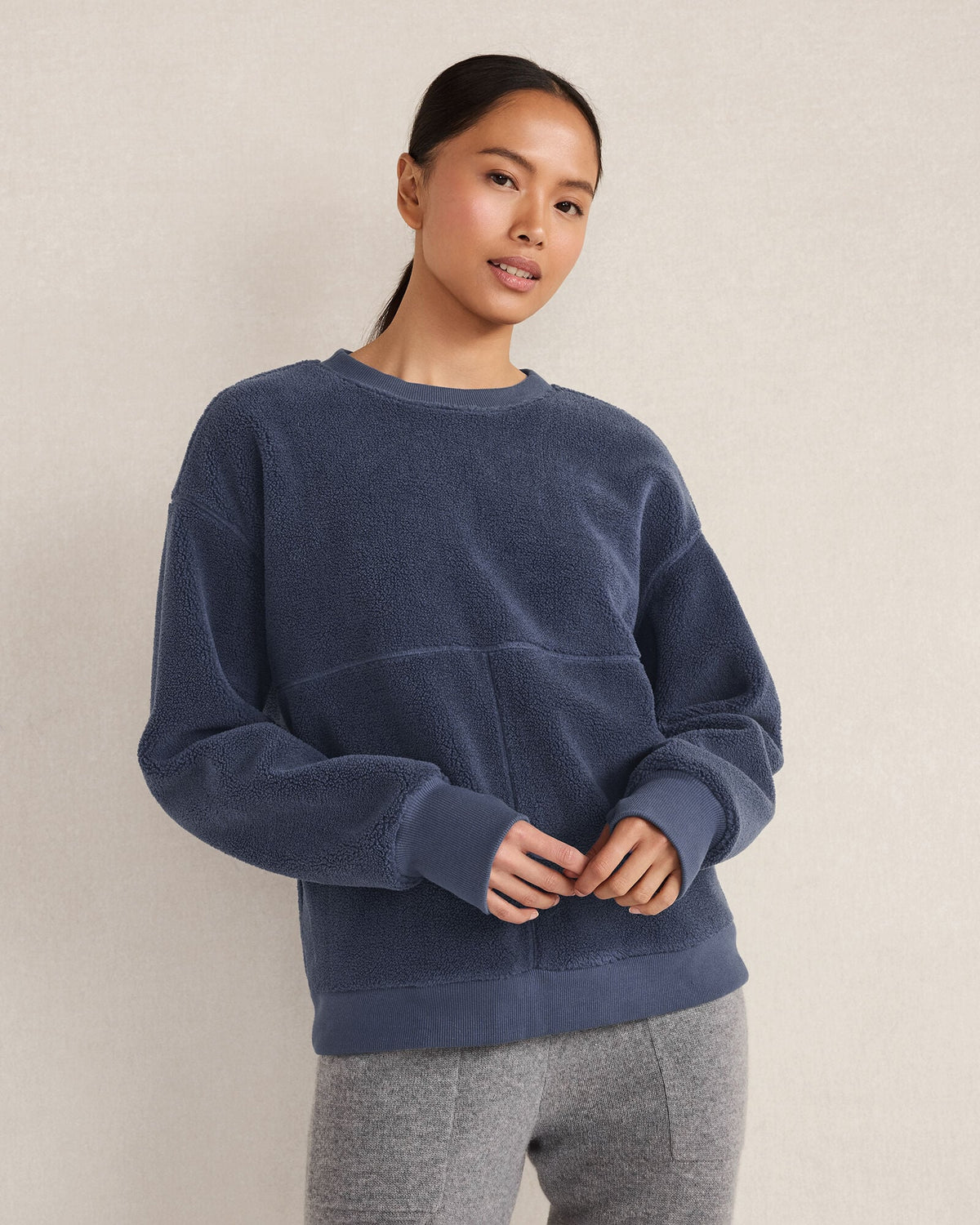 SHERPA SWEATSHIRT | Talbots
