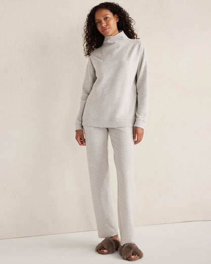 FLEECE STRAIGHT LEG PANTS | Talbots