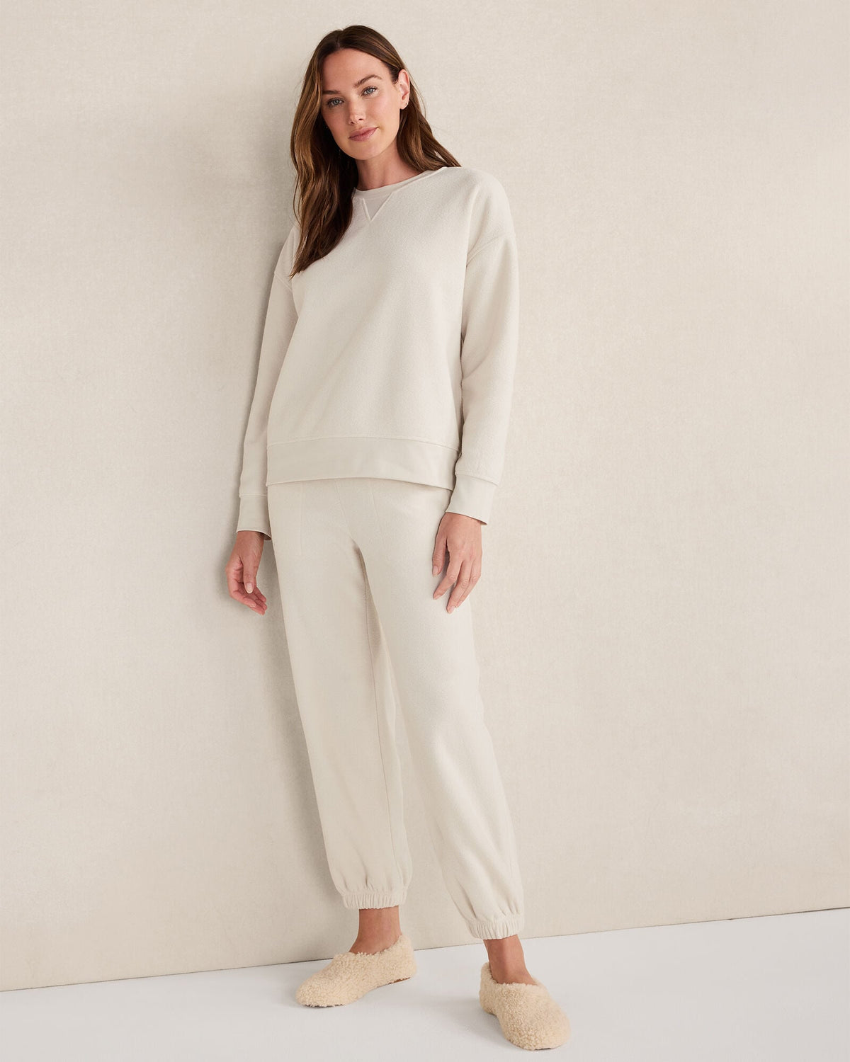 BRUSHED TERRY JOGGERS | Talbots