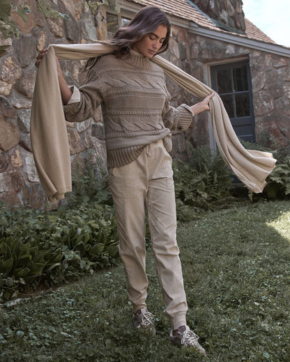 COTTON CORDED JOGGER | Talbots