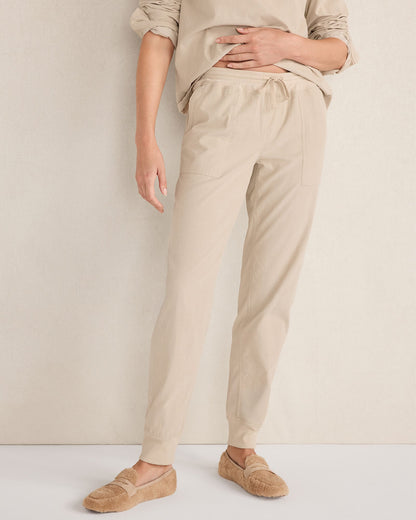 COTTON CORDED JOGGER | Talbots